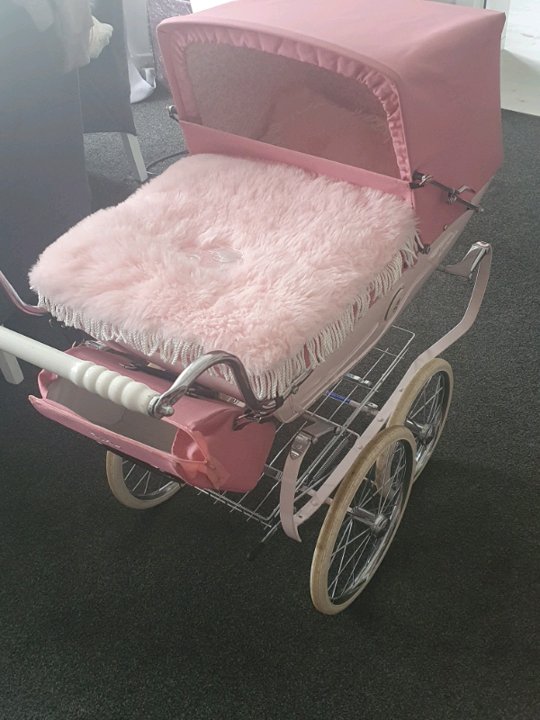 silver cross hard bodied dolls pram